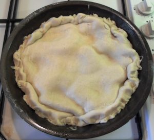 Apple & Blueberry Tarte Tatin