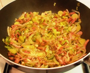 Bacon, Leek & Pine Nut Pasta