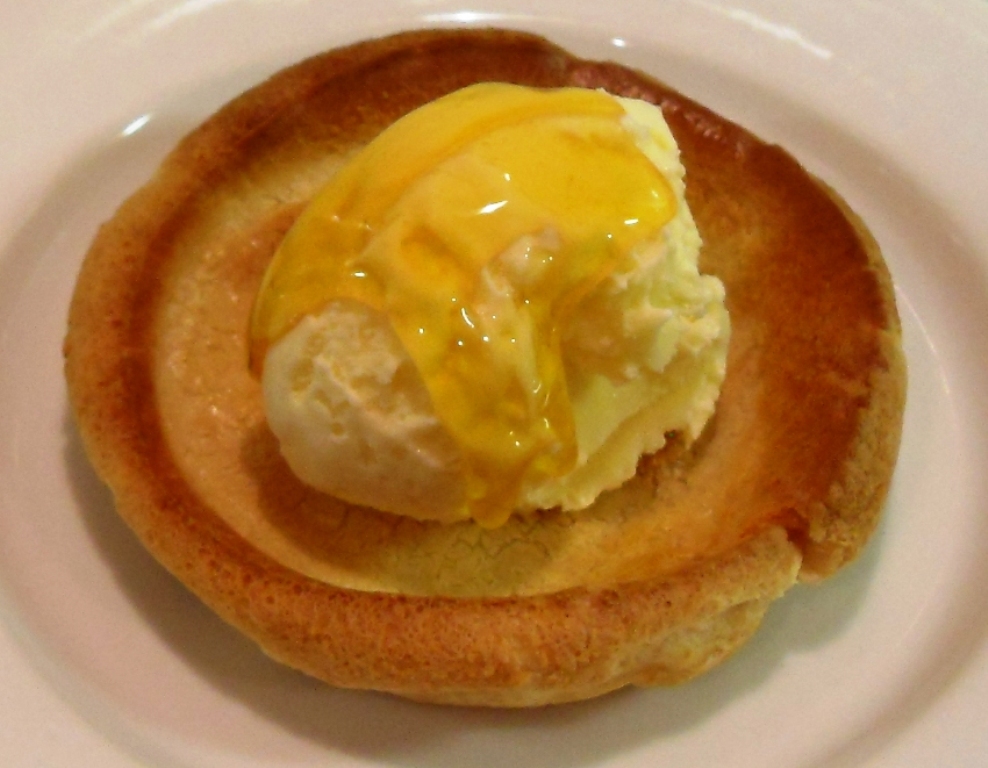 Yorkshire Puddings with Ice Cream & Golden Syrup - Fab Food 4 All