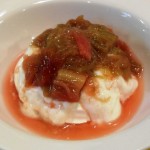 Rhubarb, in season, British, Greek Yogurt