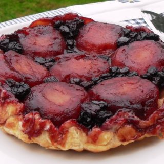 Easy, Apple & Blueberry Tarte Tatin, pudding, dessert