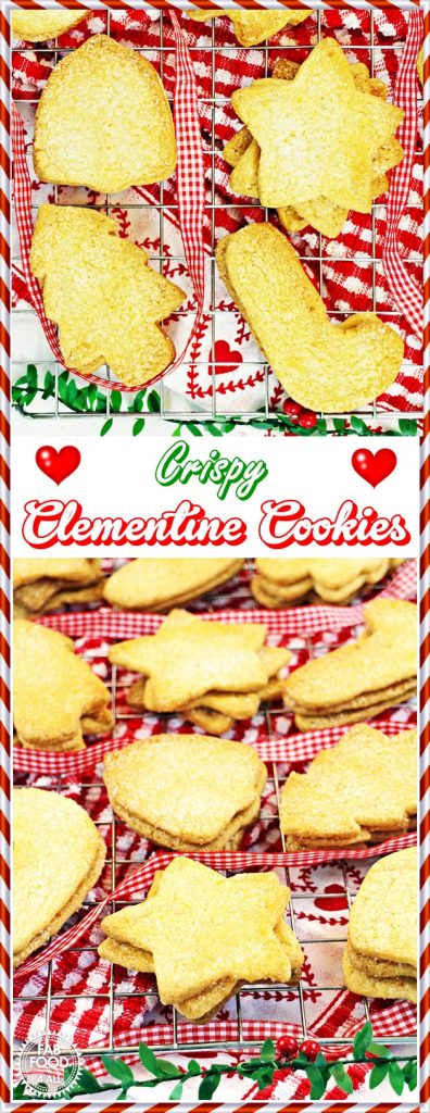 Crispy Clementine Cookies - Fab Food 4 All