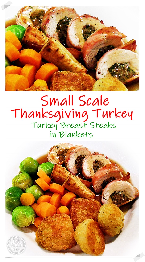 Stuffed Turkey Breast Steaks in Blankets Fab Food 4 All