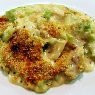 Fish Pie on a plate.