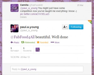 Paul A Young Tweet