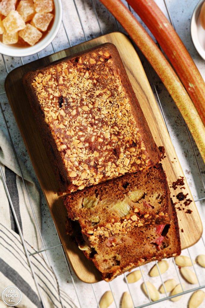 Rhubarb & Ginger Cake - easy & delicious! | Fab Food 4 All