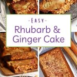 Rhubarb & Ginger Cake Pinterest Image
