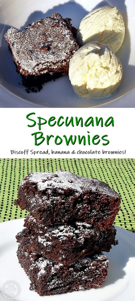 Specunana Brownies Pinterest image.