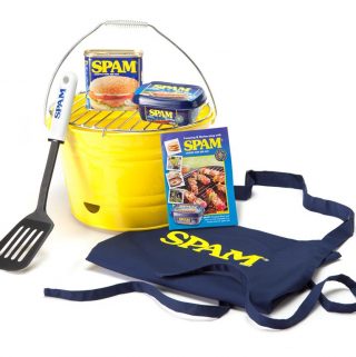 SPAM BBQ merchandise with leaflet Tub & Tin (Custom)