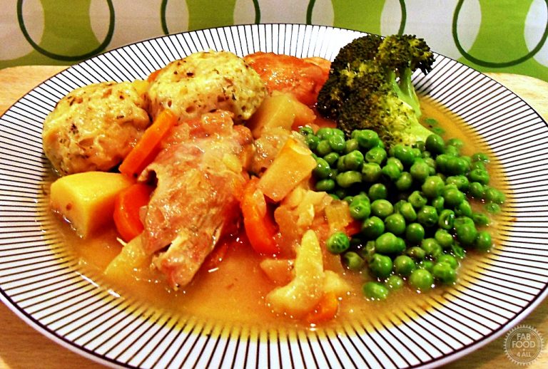 Chicken Casserole & Cheesy Herb Dumplings Fab Food 4 All