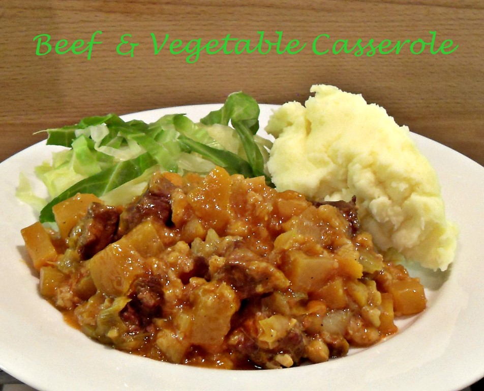 Beef & Vegetable Casserole, pure comfort food Fab Food 4 All