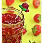 Quick One Punnet Strawberry Jam #strawberry #jam #canning #smallbatch #onepunnet #nopectin #lemonjuice