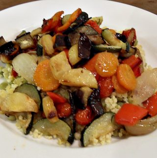 Roasted Mediterranean Vegetables - as a main or side dish!, frugal, no food waste, vegetarian, vegan, easy, recipe