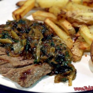 Steak & Blue Cheese from Gousto, meal kit, quality food, delicious