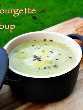 Courgette Soup with garlic, basil and parmesan cheese. zucchini, Healthy, vegetarian, frugal, economical, cheap, quick, easy, broth,