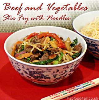 Beef and Vegetables Stir Fry with Noodles, recipe, takeaway, healthy, Actifry Express