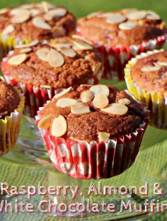 Raspberry, Almond and White Chocolate Muffins, cake, mother's day, fruity muffins, nutritious, easy, quick