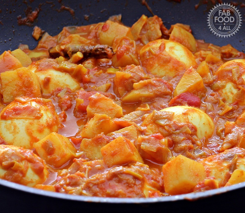 Egg, Leek and Potato Curry - Fab Food 4 All