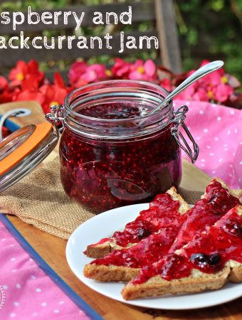 Raspberry and Blackcurrant Jam - Fab Food 4 All
