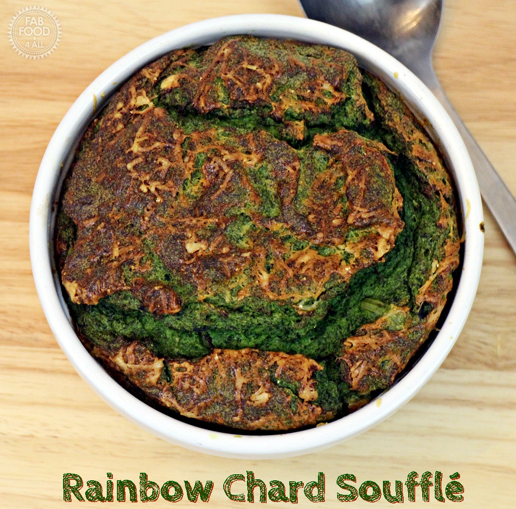 Rainbow Chard Soufflé - Fab Food 4 All