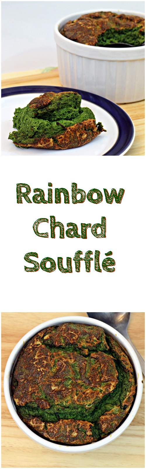 Rainbow Chard Soufflé, cheesy and delicious! Fab Food 4 All