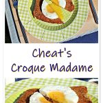 Cheat's Croque Madame Pinterest image