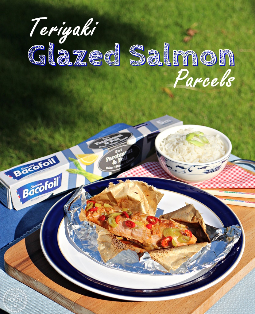Teriyaki Glazed Salmon Parcels - Fab Food 4 All