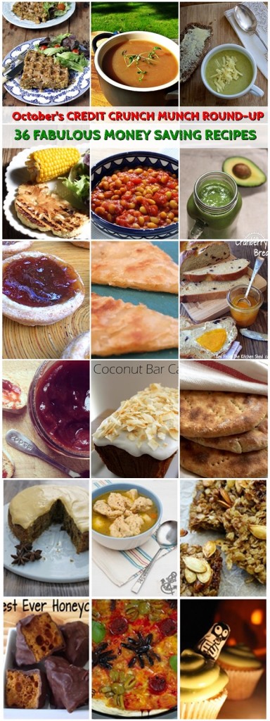 October's Credit Crunch Munch Round-up, 36 Money Saving Recipes - Fab Food 4 All