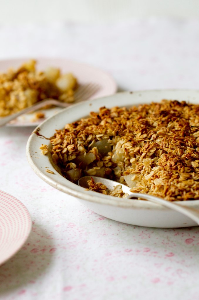 Pear Crisp from Hungry Healthy Happy