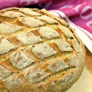 Olive and Parmesan Cob Loaf - Fab Food 4 All