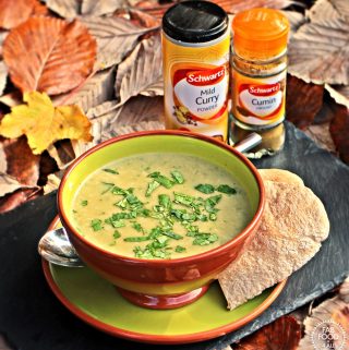 Curried Parsnip and Coriander Soup - Fab Food 4 All
