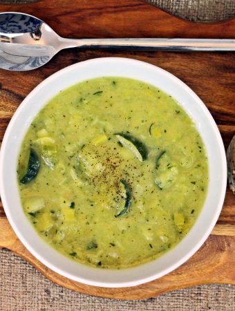 Leek and Courgette Soup - Fab Food 4 All