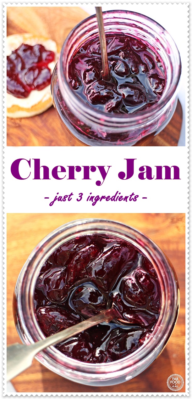 Cherry Jam simple and delicious! Fab Food 4 All