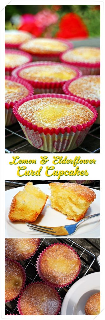 Lemon & Elderflower Cupcakes - Fab Food 4 All