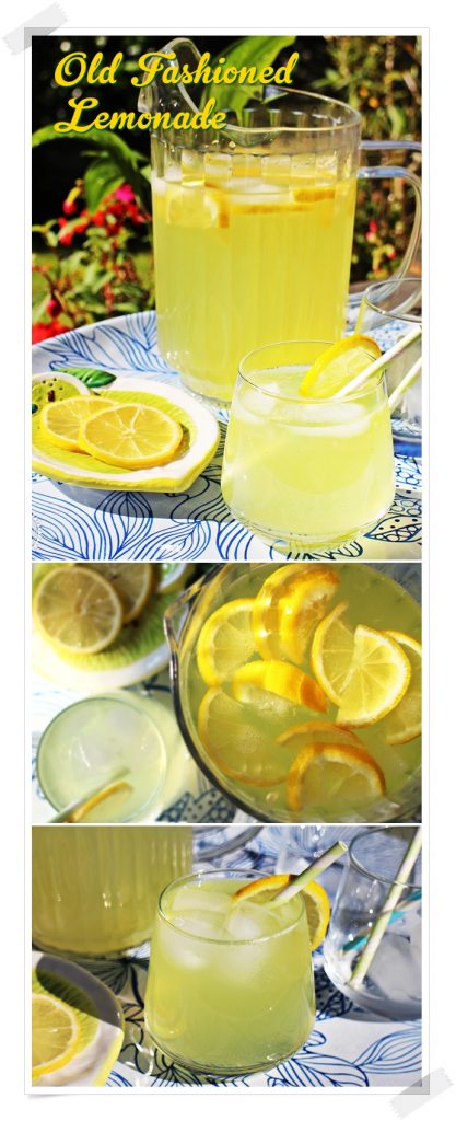 Old Fashioned Lemonade - Pinterest image.