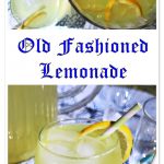 Old Fashioned Lemonade Pinterest image.
