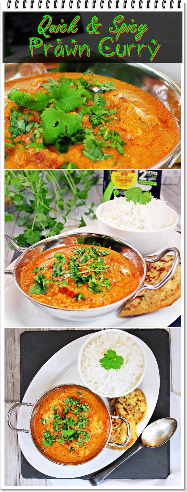 Quick & Spicy Prawn Curry Pinterest Image