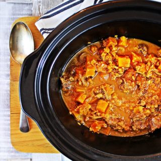 Slow Cooked Beef & Butternut Squash - Fab Food 4 All