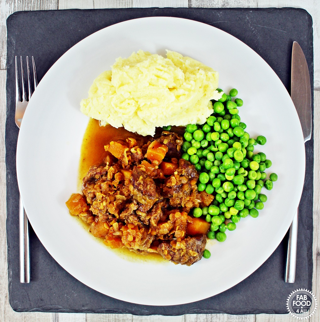 Slow Cooked Beef & Butternut Squash - Fab Food 4 All