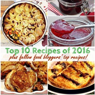 Top 10 Recipes of 2016 - Fab Food 4 All
