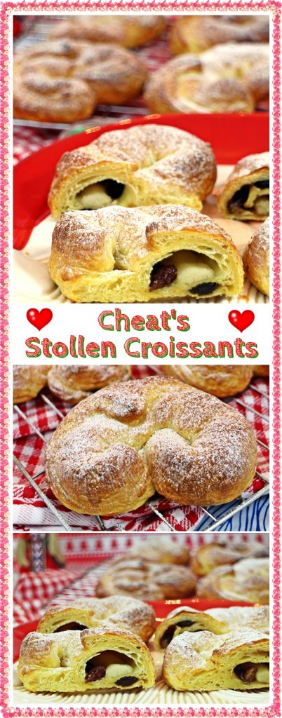 Cheat's Stollen Croissants 2 Ways - Fab Food 4 All