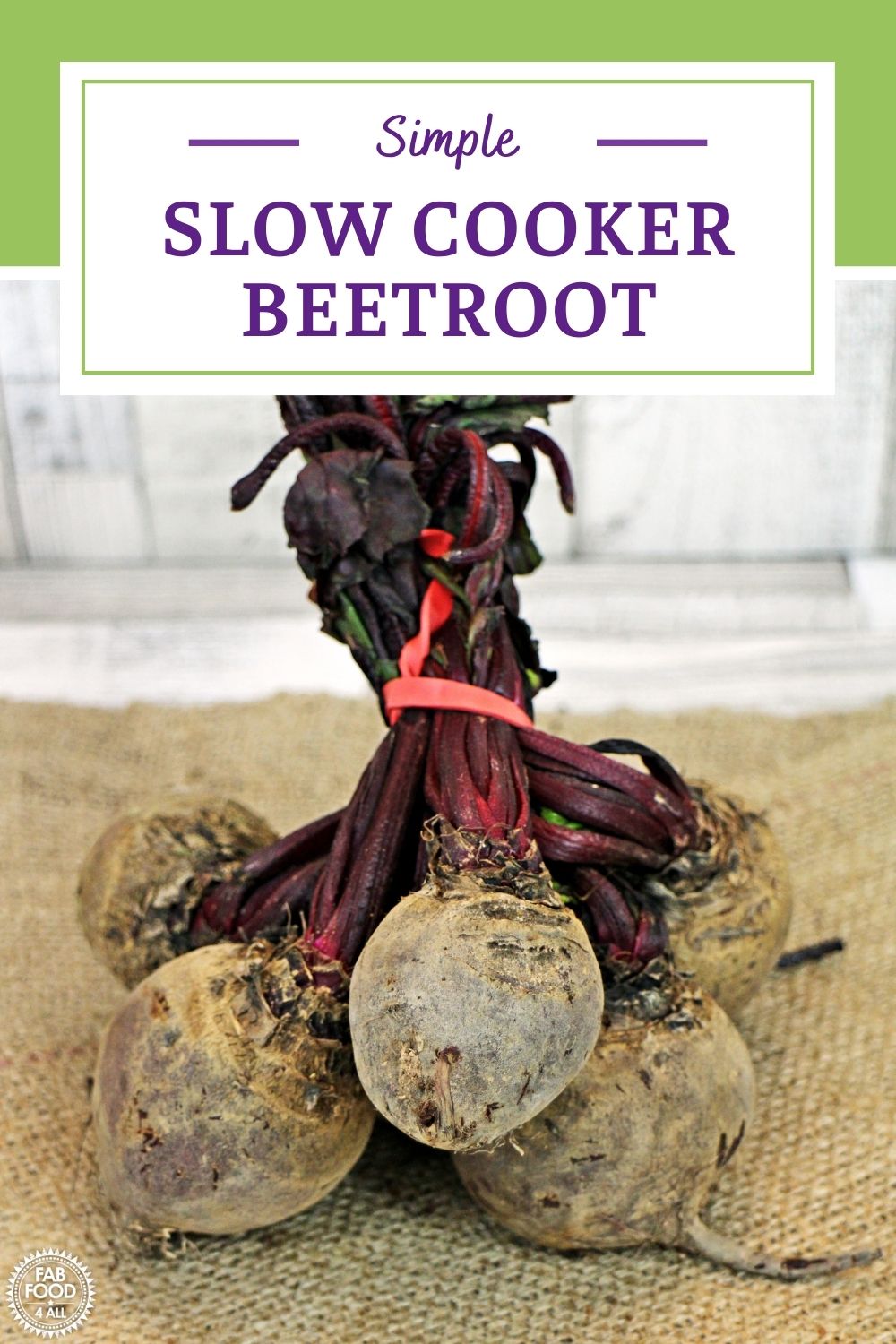 Simple Slow Cooked Beetroot so easy! Fab Food 4 All