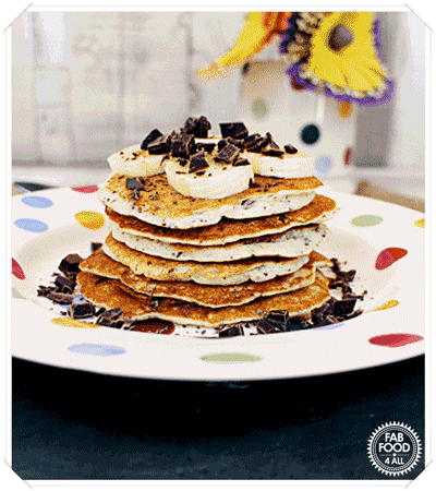 Gluten Free Chocolate Chip Pancakes - Fab Food 4 All