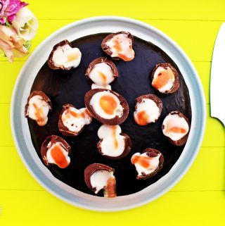 Creme Egg Chocolate Cake, so moist & delicious! @FabFood4All
