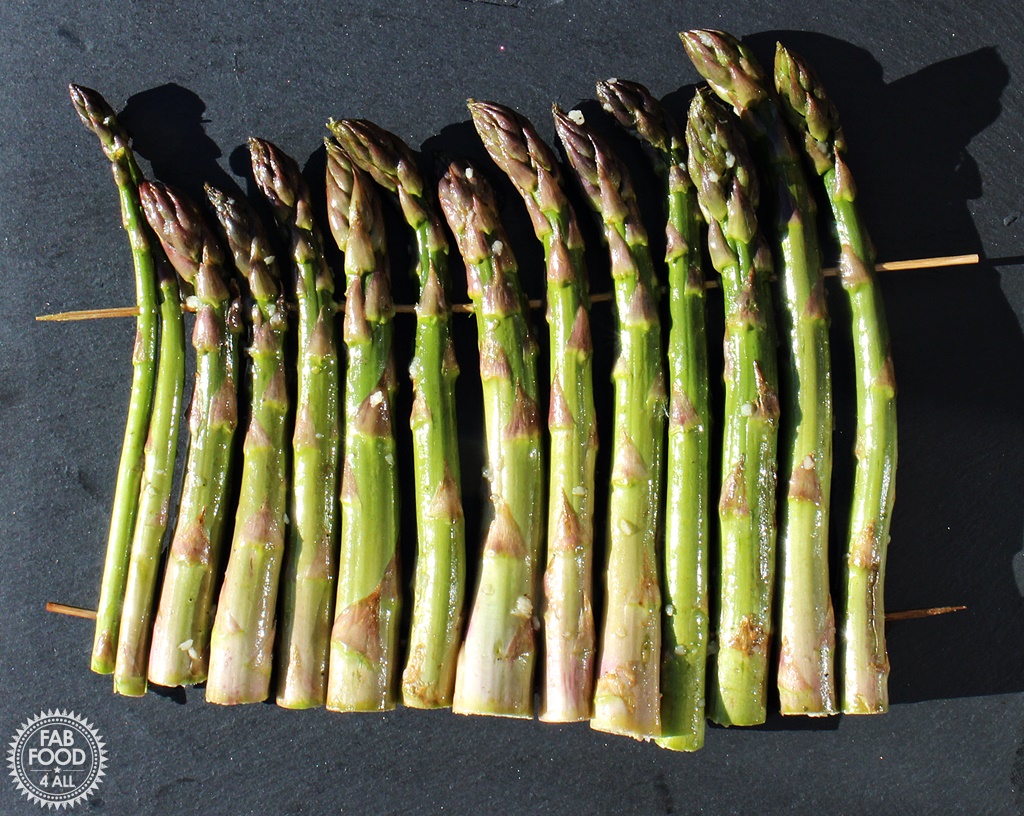 How to BBQ Asparagus @fabfood4all