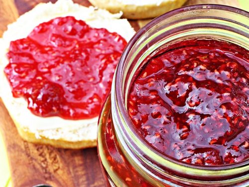 Quick & Easy Raspberry Jam - no pectin! Fab Food 4 All
