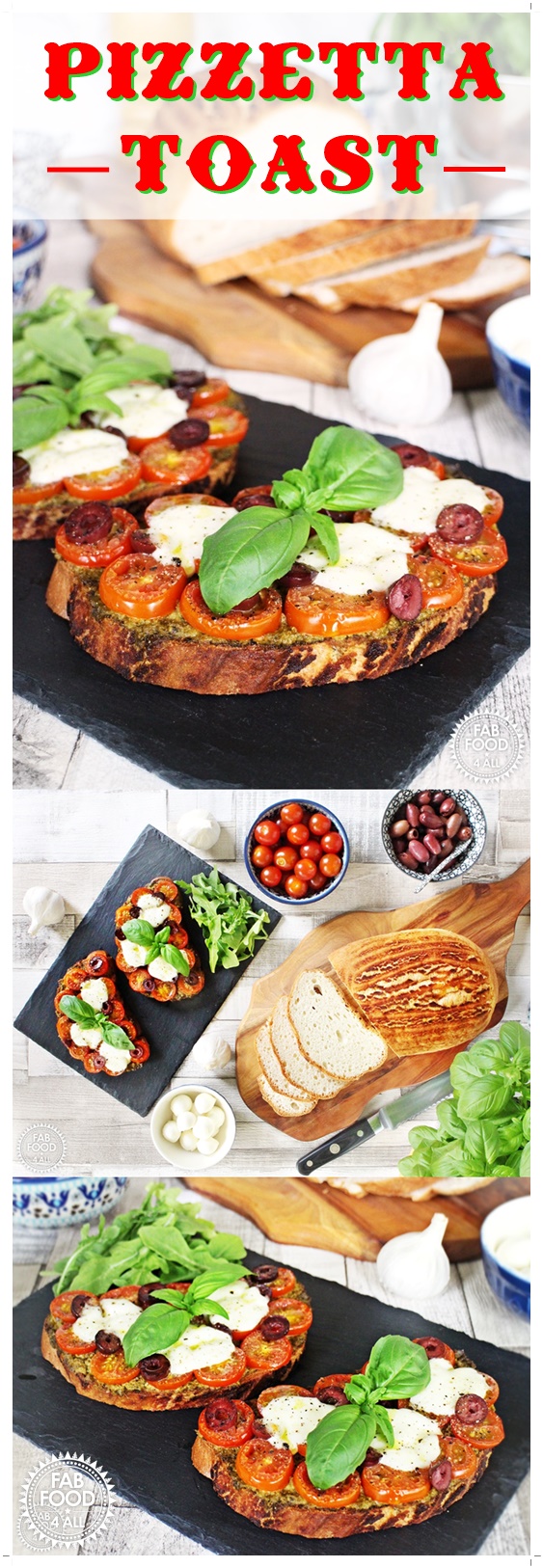 Pizzetta Toast - quick, easy and gluten free! @FabFood4All
