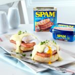 SPAM® Benedict with Mock Hollandaise Sauce - Fab Food 4 All