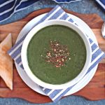 Quick Spinach Soup - Fab Food 4 All #soup #spinach #potato #healthy #vegan #vegetarian