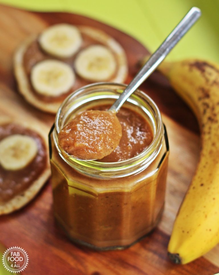 Quick Banoffee Curd (Banana & Toffee Curd) Fab Food 4 All